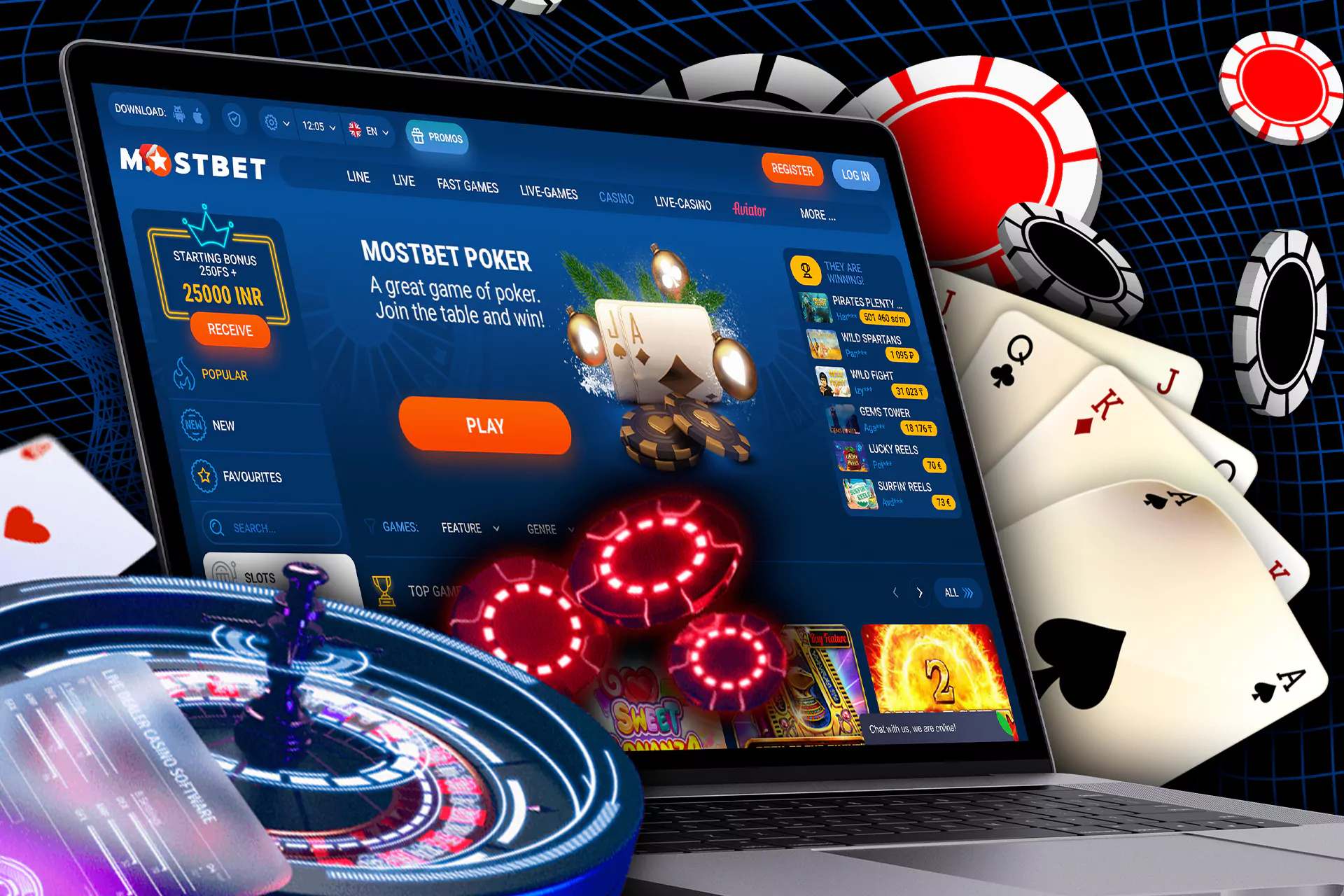 Online casino opportunities at Mostbet Bd.