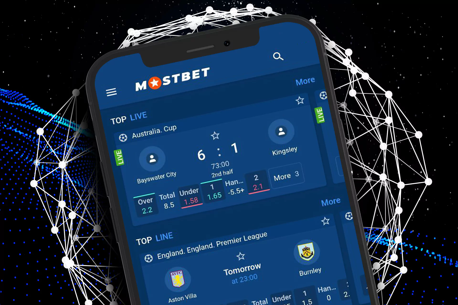 Bright distinguishing features of the Mostbet app.