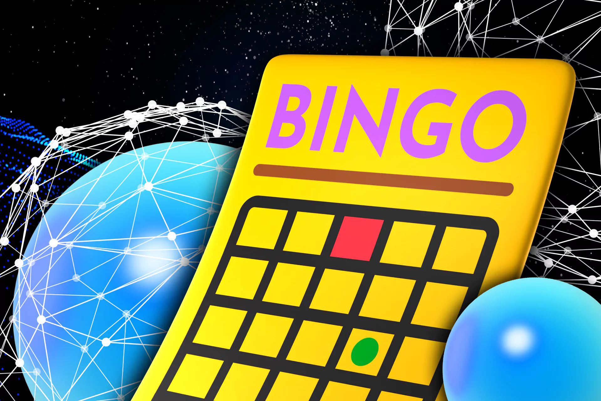 Crossing out the numbers in bingo tickets at Mostbet.