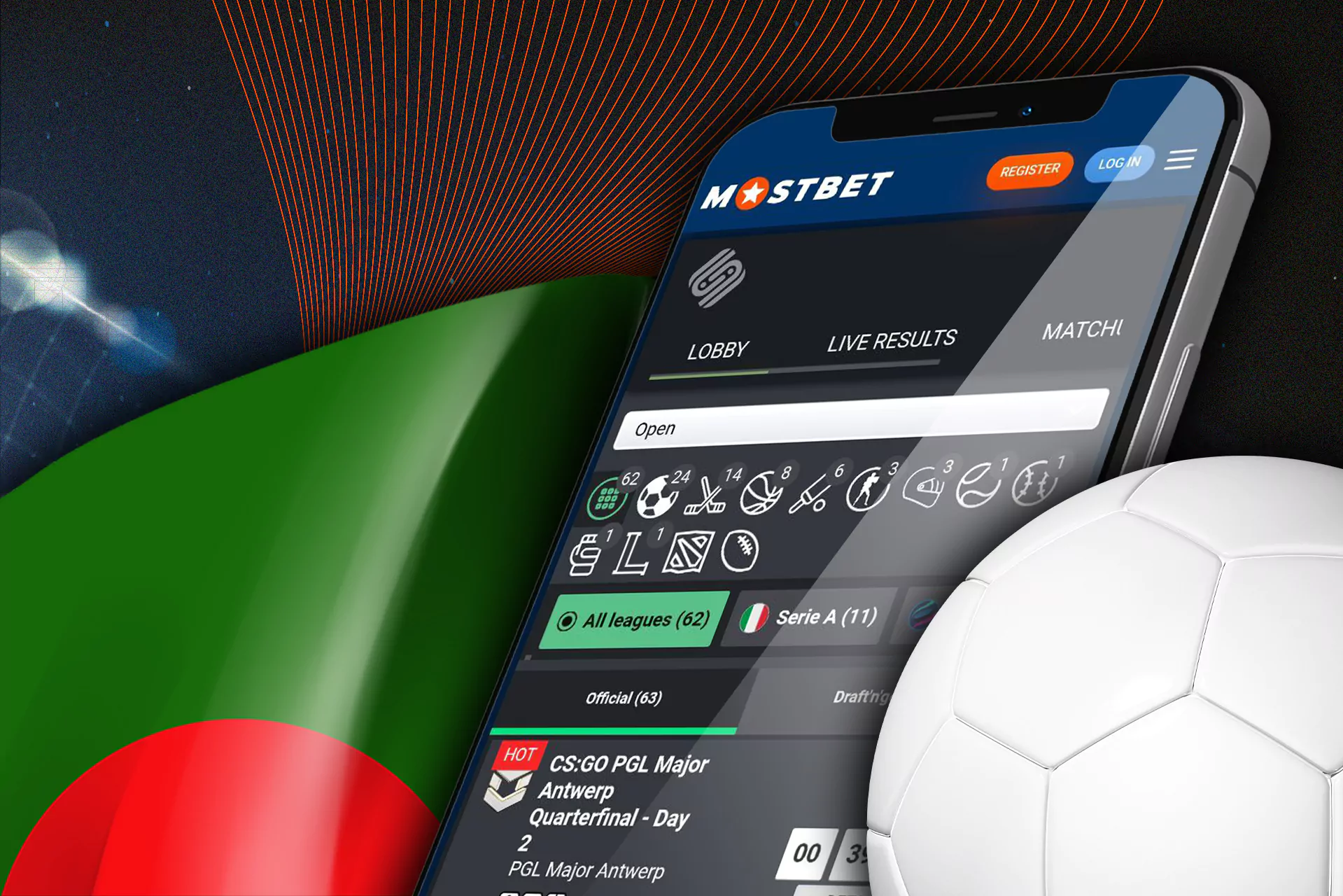 Fantasy sports in the Bangladesh app.