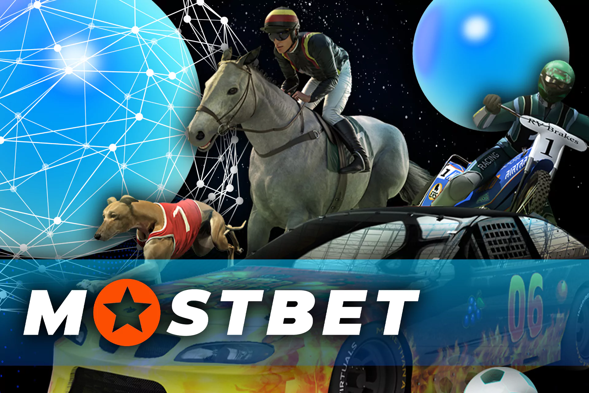 Virtual sports at Mostbet.