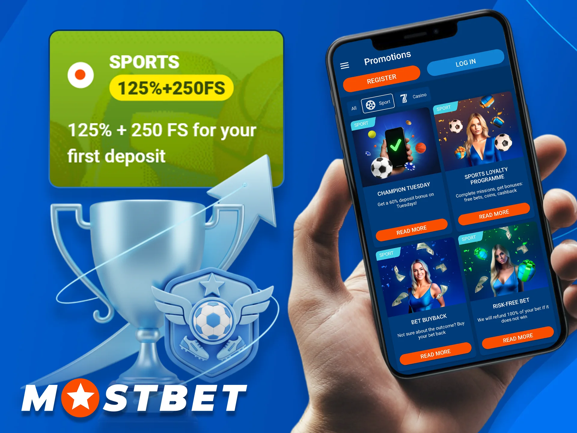 Claim your betting bonus in the Mostbet Bangladesh App.