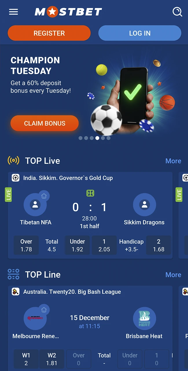 Enter the official Mostbet website now.