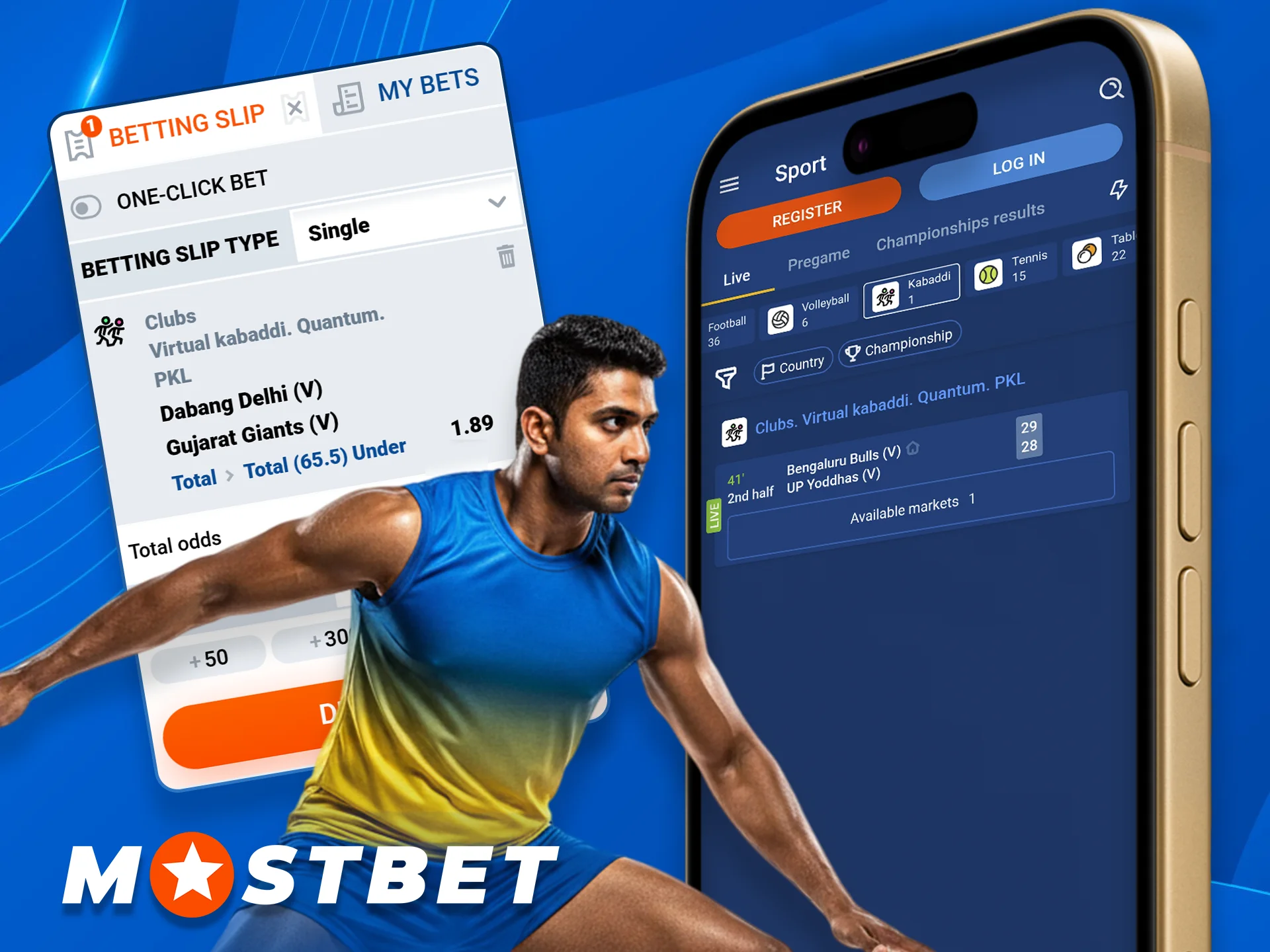 Bet on major Kabaddi Leagues with Mostbet now.