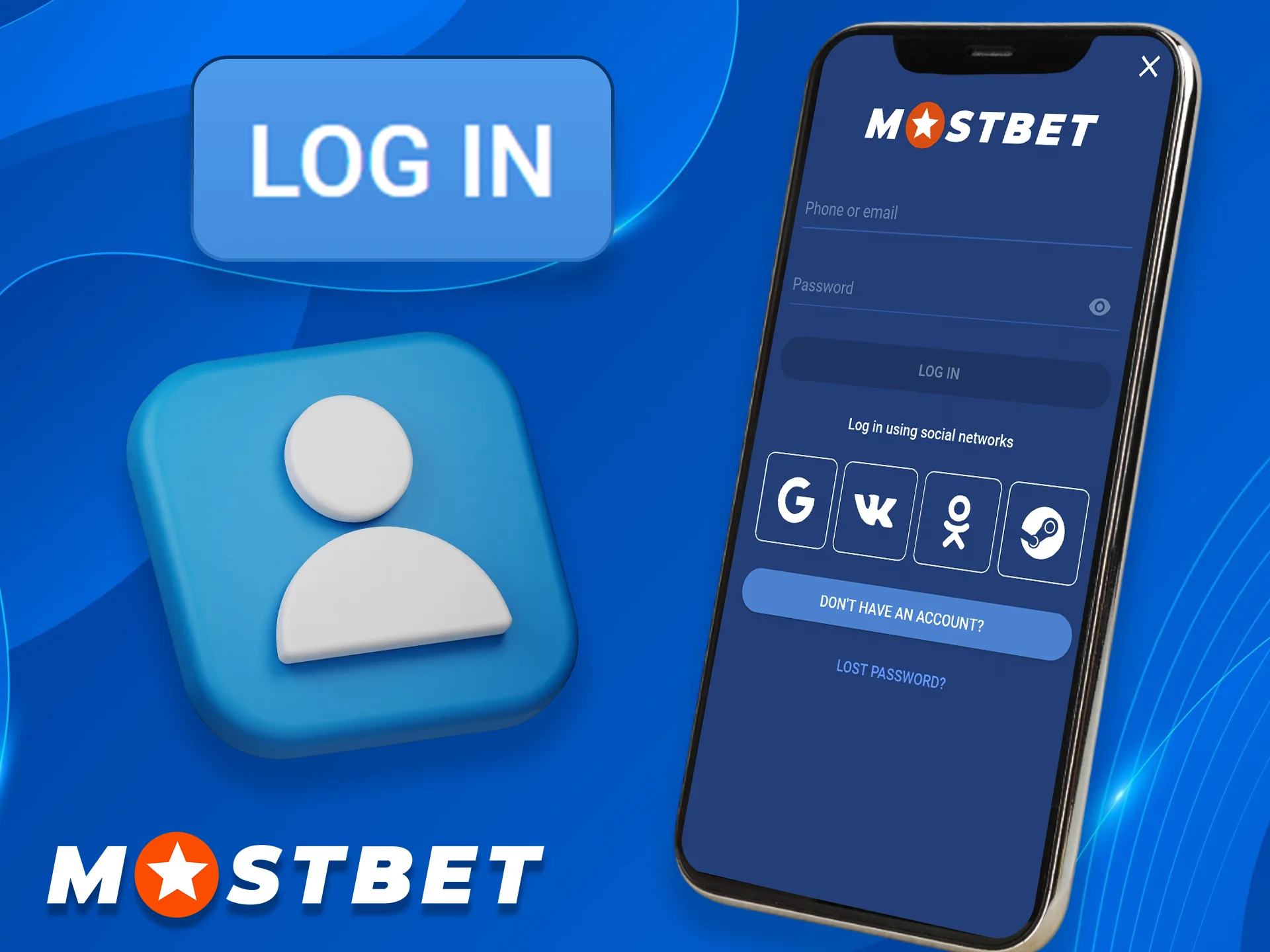 Securely log into your account via the Mostbet App.