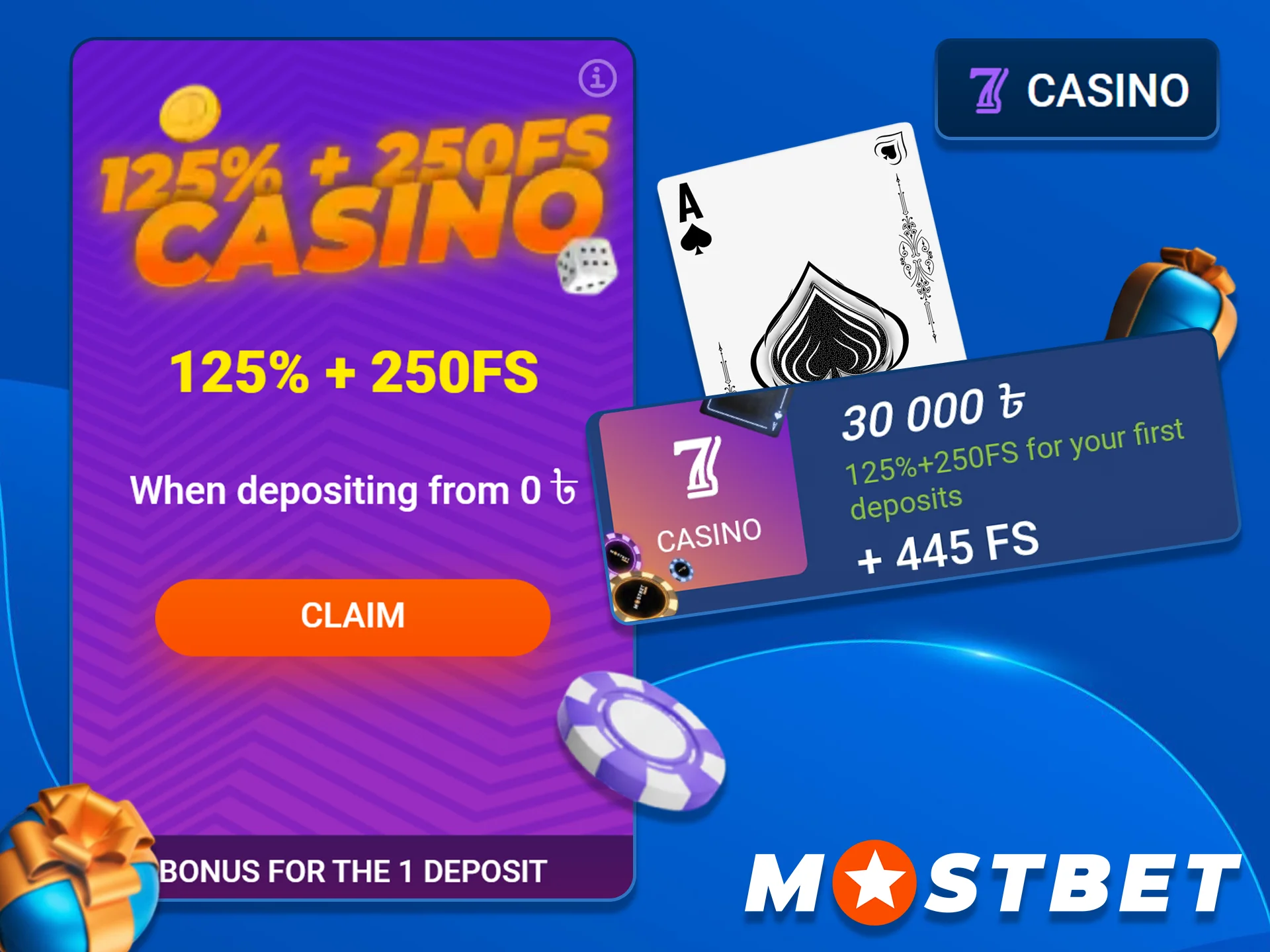 Get huge Casino Welcome Bonus from Mostbet Bangladesh.