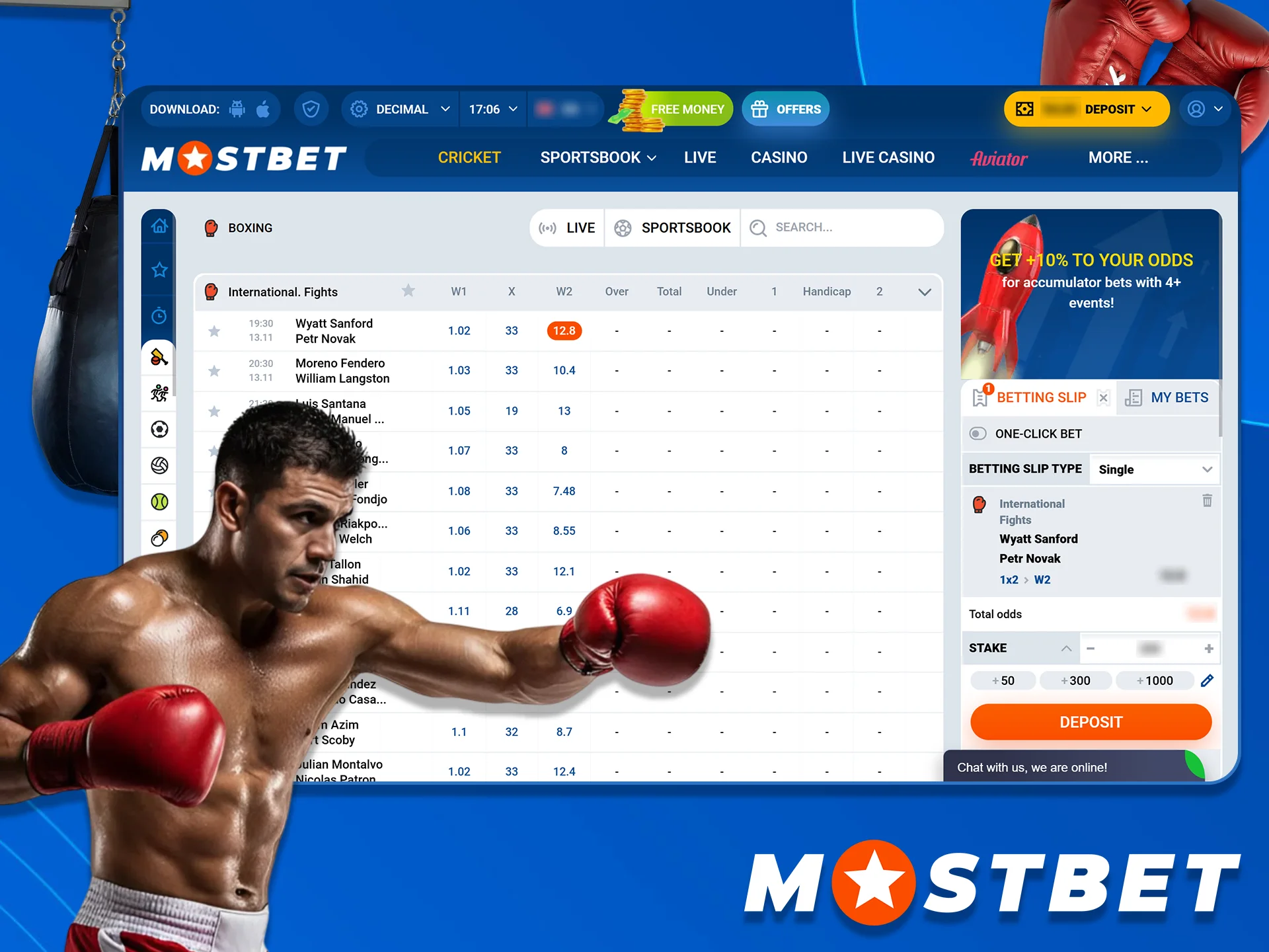 Bet on Boxing championships available at Mostbet Bangladesh.