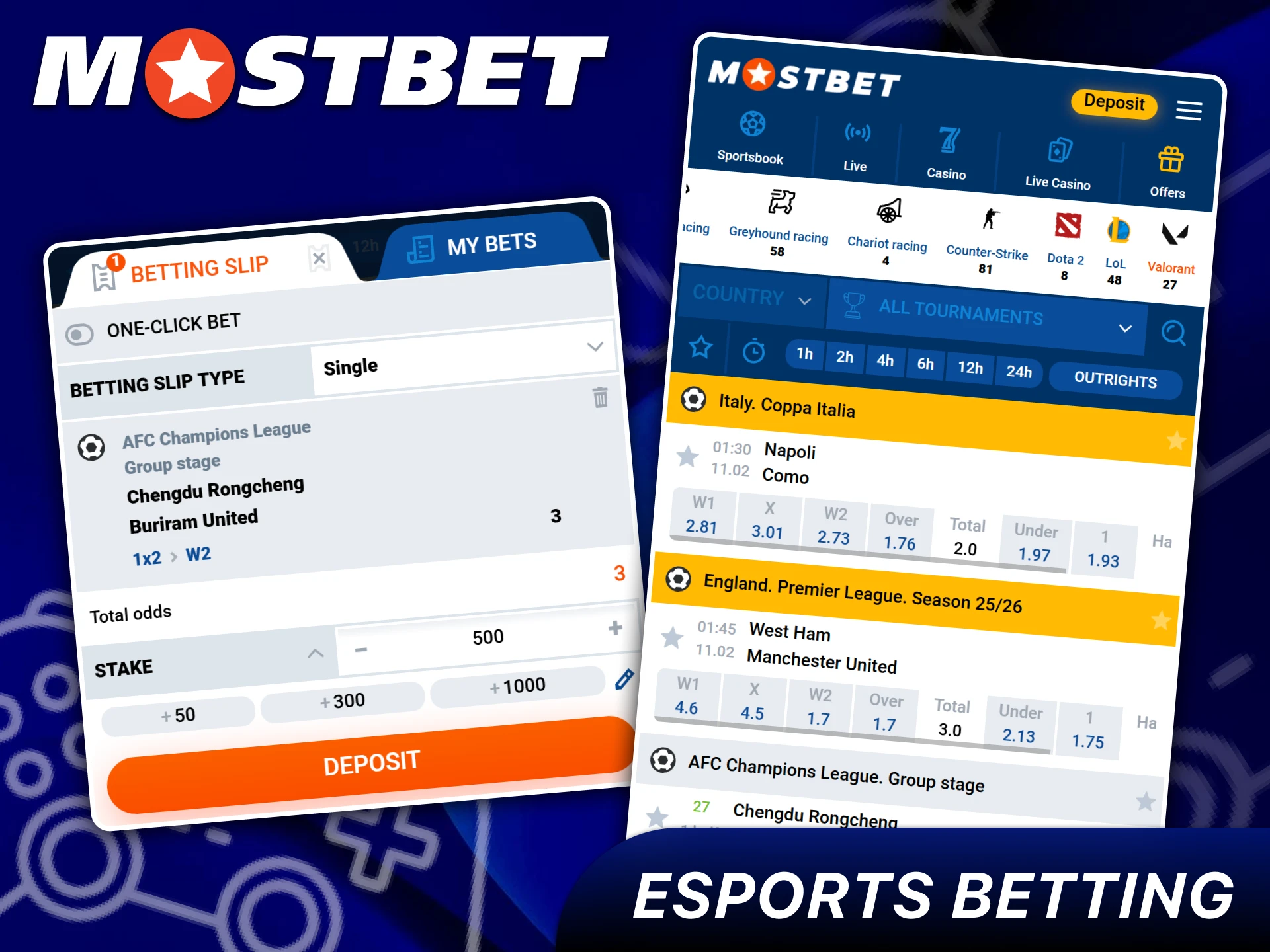 Esports Betting on Dota 2, LoL, and more at Mostbet.